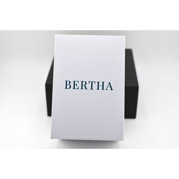 Bertha Courtney Opal-Dial Leather-Band Watch with Crystals Watch NIB with COA main image 5